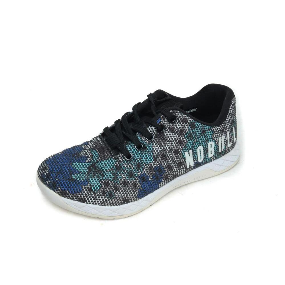 nobull midnight floral trainer shoes sneakers women's unisex no bull running 6.5